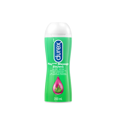 Durex Play Massage 2 en 1 Guarana lube bottle