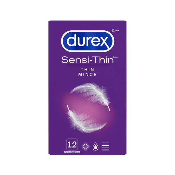 Durex Sensi-Thin Condoms For Enhanced Feeling & Sensitivity